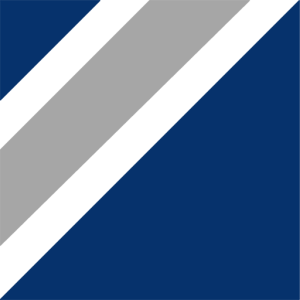 Ein diagonaler, grauer Streifen auf einem dunkelblauen Hintergrund